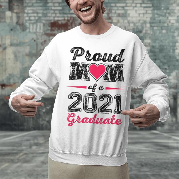Proud Mom Of A 2021 Graduate Senior Graduation Unisex Sweatshirt