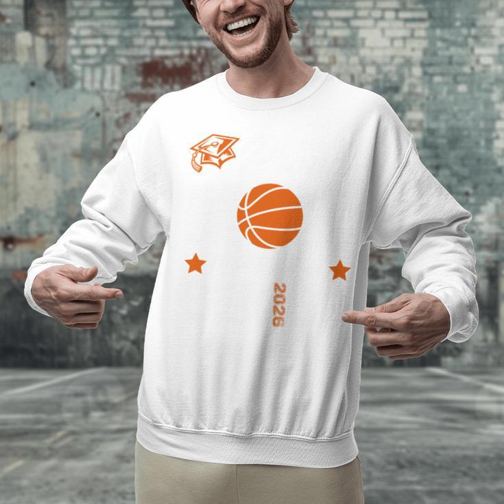 Proud Mom Of a Basketball Senior Class Of 2026 Graduation Unisex Sweatshirt