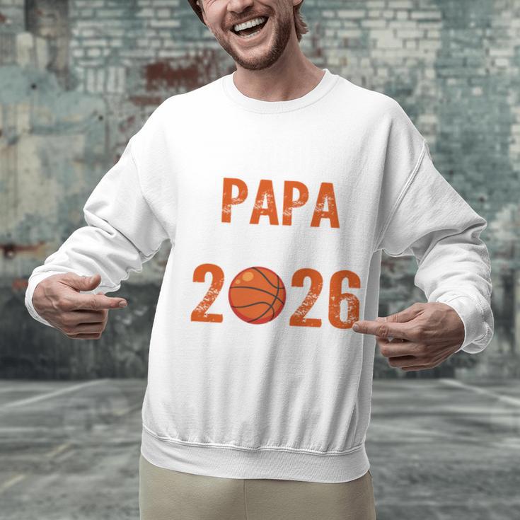 Proud PAPA Of 2026 Senior Basketball Student Graduation Unisex Sweatshirt