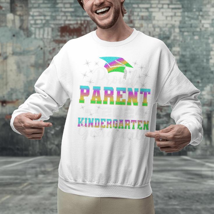 Proud Parent Of Kindergarten Graduate 2024 Graduation Parent Premium Unisex Sweatshirt