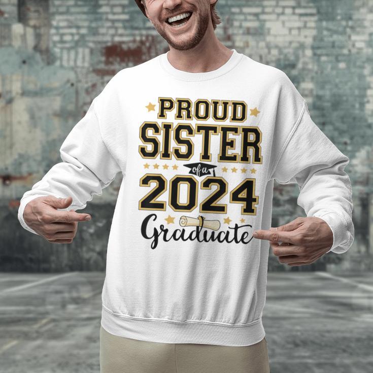Proud Sister Of A 2024 Graduate Senior Graduation Unisex Sweatshirt