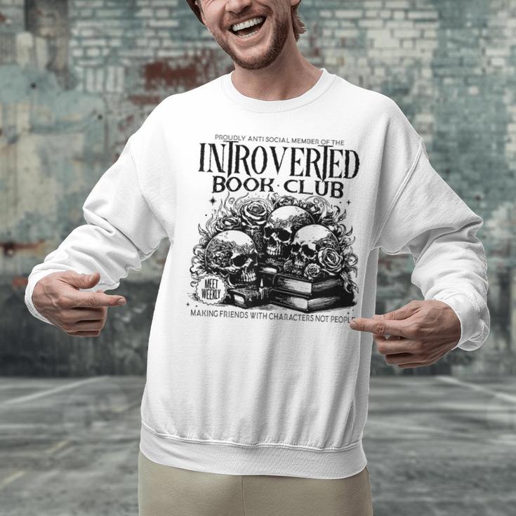 Proudly Anti Social Member Of The Introverted Book Club Unisex Sweatshirt