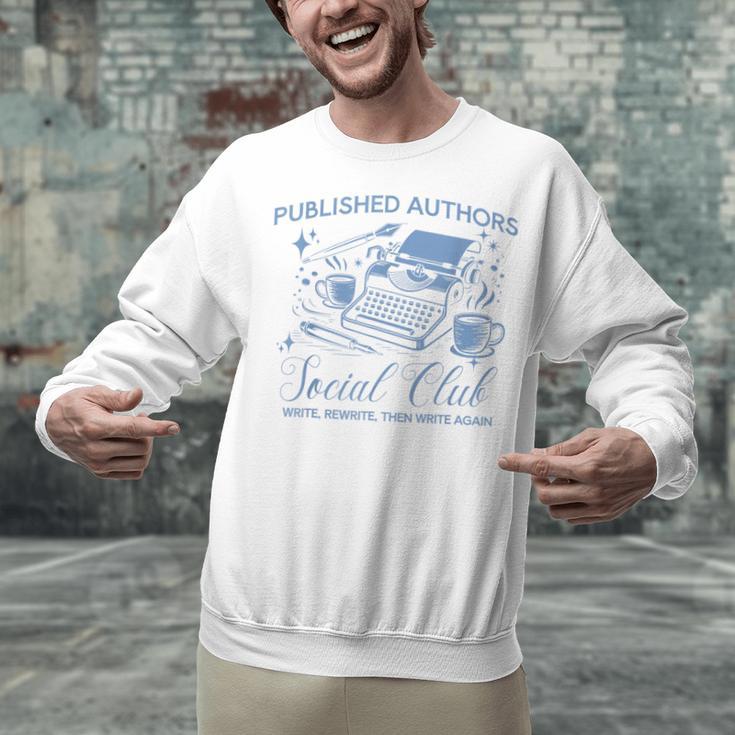 Published Authors Social Club Women Vintage Poet Book Writer Unisex Sweatshirt Published Authors Social Club Women Vintage Poet Book Writer Unisex Sweatshirt