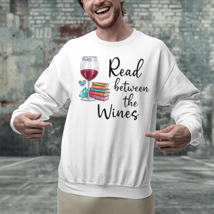 Read Between The Wines Im Just a Girl Who Loves Books & Wine Unisex Sweatshirt Read Between The Wines Im Just a Girl Who Loves Books & Wine Unisex Sweatshirt
