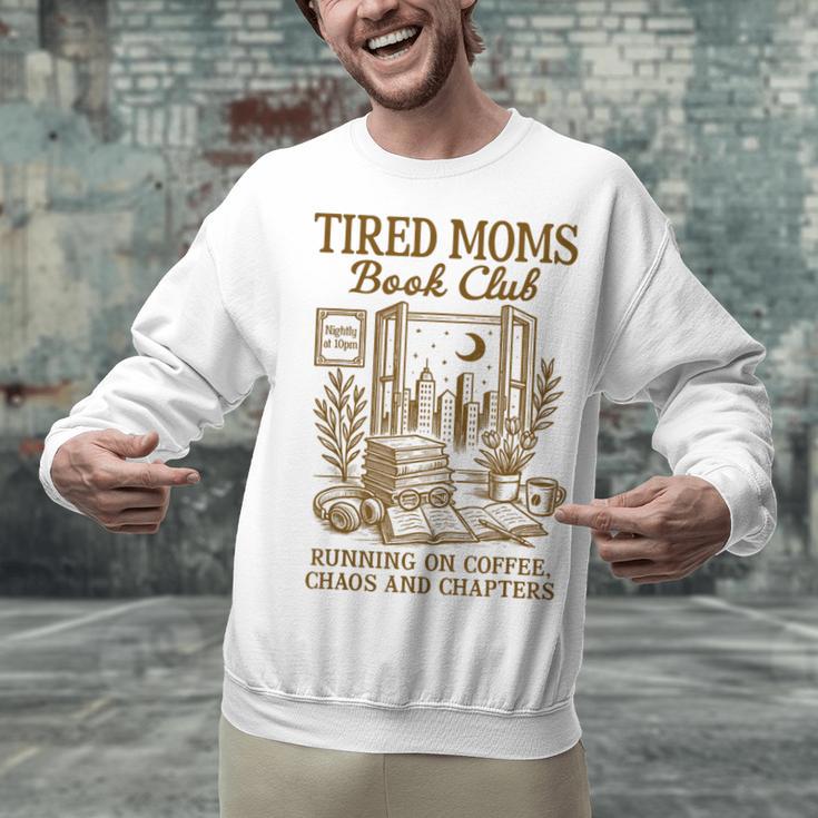 Reading Book Lover Bookish Motherhood Tired Moms Book Club Unisex Sweatshirt Reading Book Lover Bookish Motherhood Tired Moms Book Club Unisex Sweatshirt