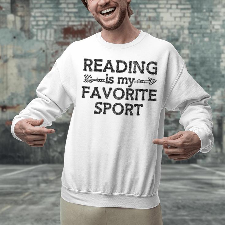 Reading Is My Favorite Sport Bookish Book-Club Bookworm Unisex Sweatshirt