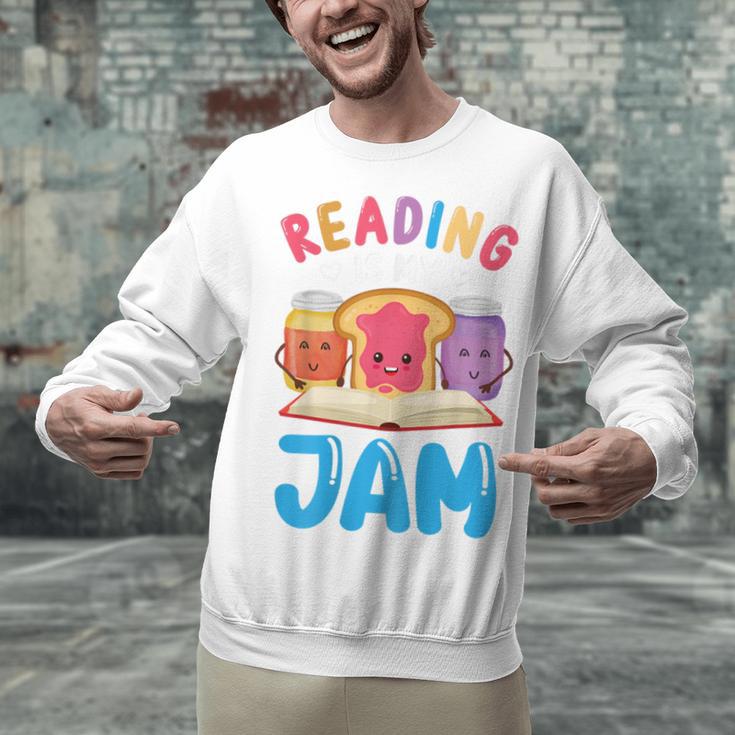 Reading Is My Jam I Love To Read Books Boy Girl Unisex Sweatshirt