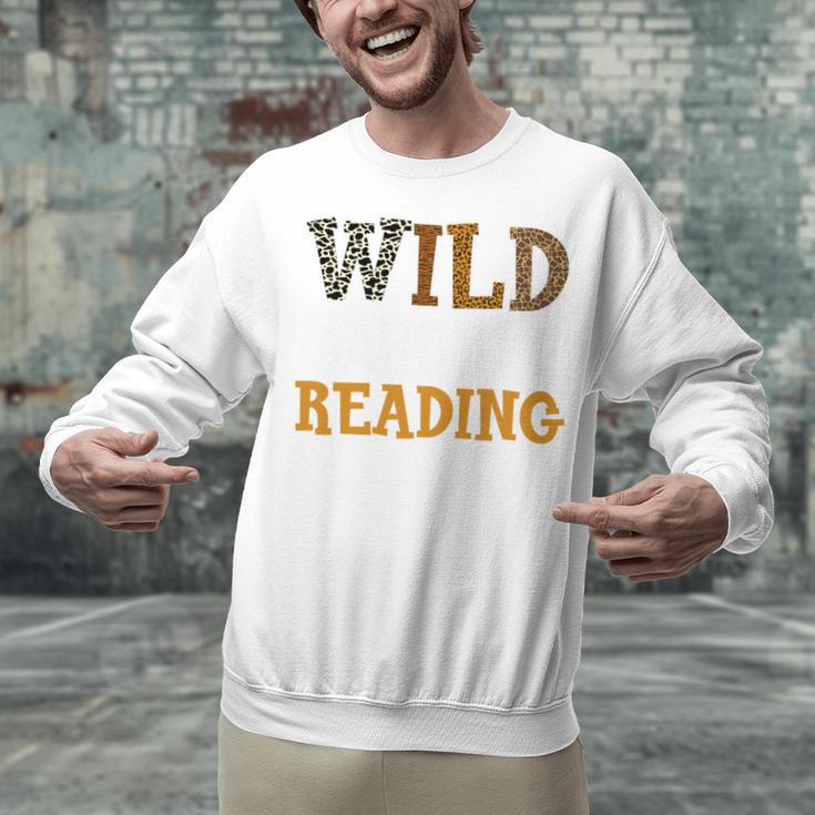 Reading Lover Apparel Wild About Reading Reading Books Unisex Sweatshirt