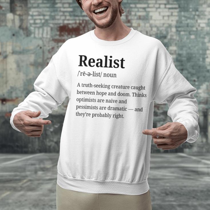 Realist Definition For Introverts Honest Personality Unisex Sweatshirt Realist Definition For Introverts Honest Personality Unisex Sweatshirt