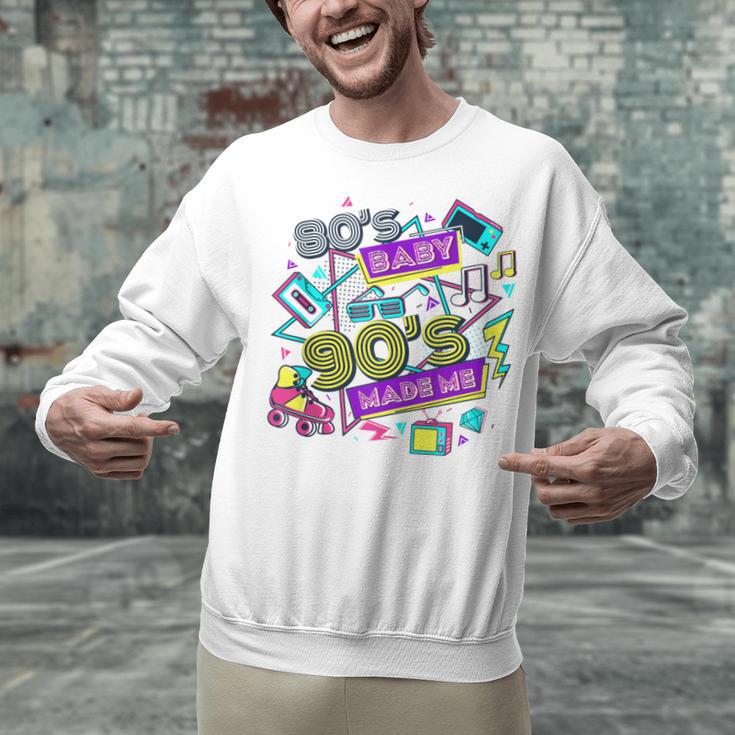 Retro 1980s 80's Baby 1990s 90's Made Me Vaporwave Nostalgia Unisex Sweatshirt Retro 1980s 80's Baby 1990s 90's Made Me Vaporwave Nostalgia Unisex Sweatshirt