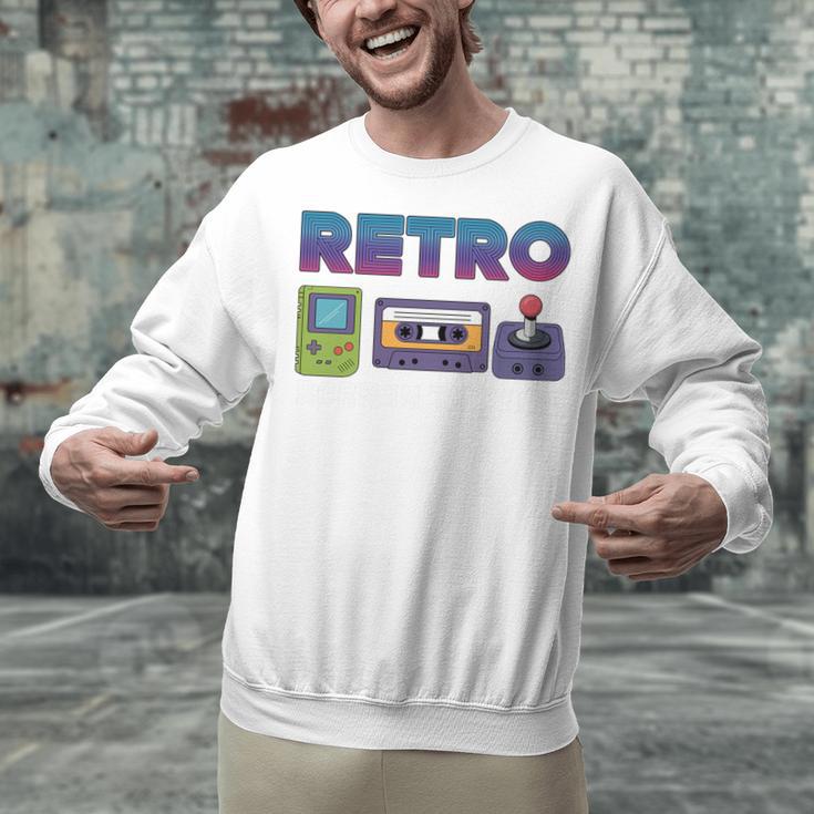 Retro Gaming Nostalgia Tee Perfect For 90s Lovers Premium Tri-Blend Unisex Sweatshirt