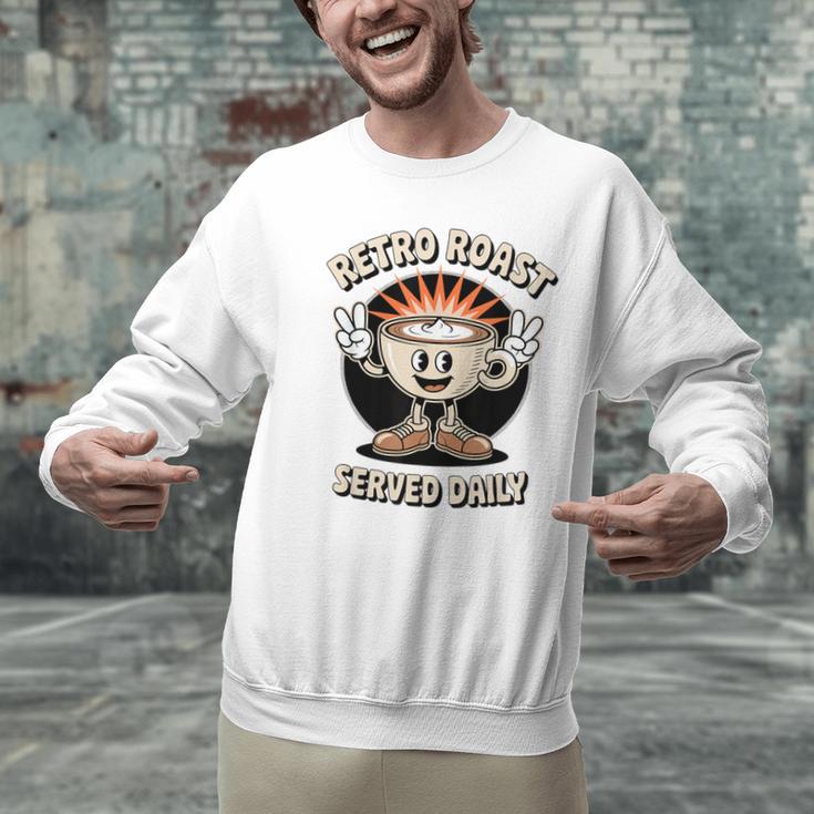 Retro Roast Coffee Retro Cartoon Vintage Nostalgia Fun Unisex Sweatshirt Retro Roast Coffee Retro Cartoon Vintage Nostalgia Fun Unisex Sweatshirt