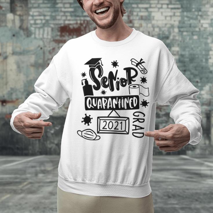 Senior 2021 Graduate 12th Grade Quarantine Senior Graduation Unisex Sweatshirt
