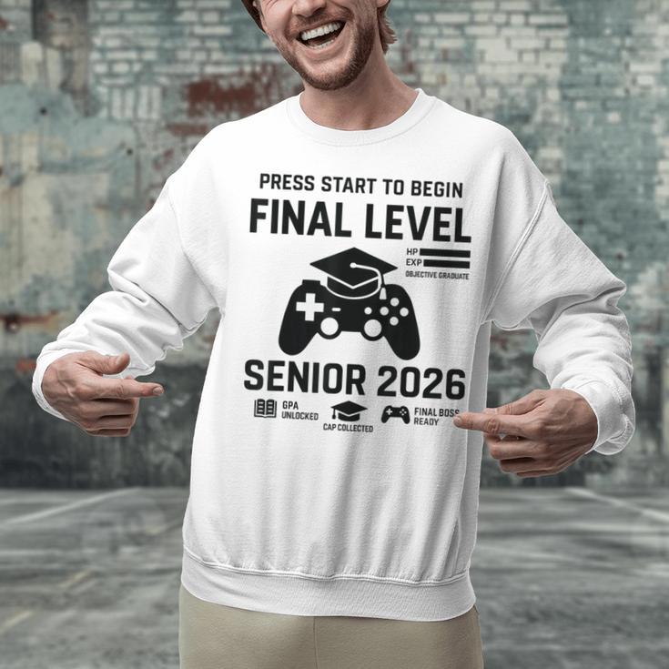 Senior 2026 Final Level Gamer Graduation 2026 Unisex Sweatshirt