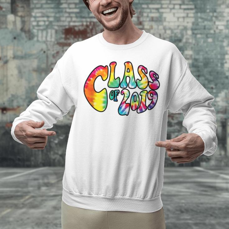 Senior Class Of 2019 Boho Tie Dye Graduation Unisex Sweatshirt