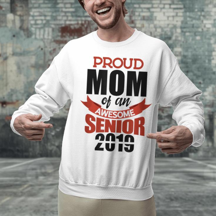 Senior Class Of 2019 Tshirt Graduation Awesome Mom Unisex Sweatshirt