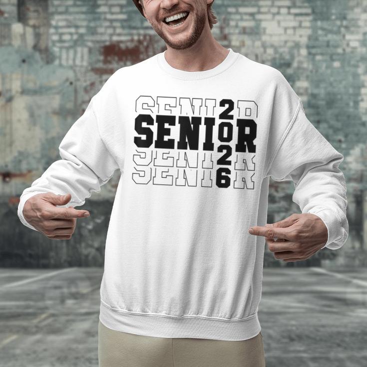 Senior Class Of 2026 Varsity Text Graduation Unisex Sweatshirt