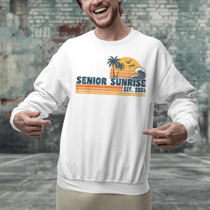 Senior Sunrise 2026 Graduation Cool Retro High School Unisex Sweatshirt