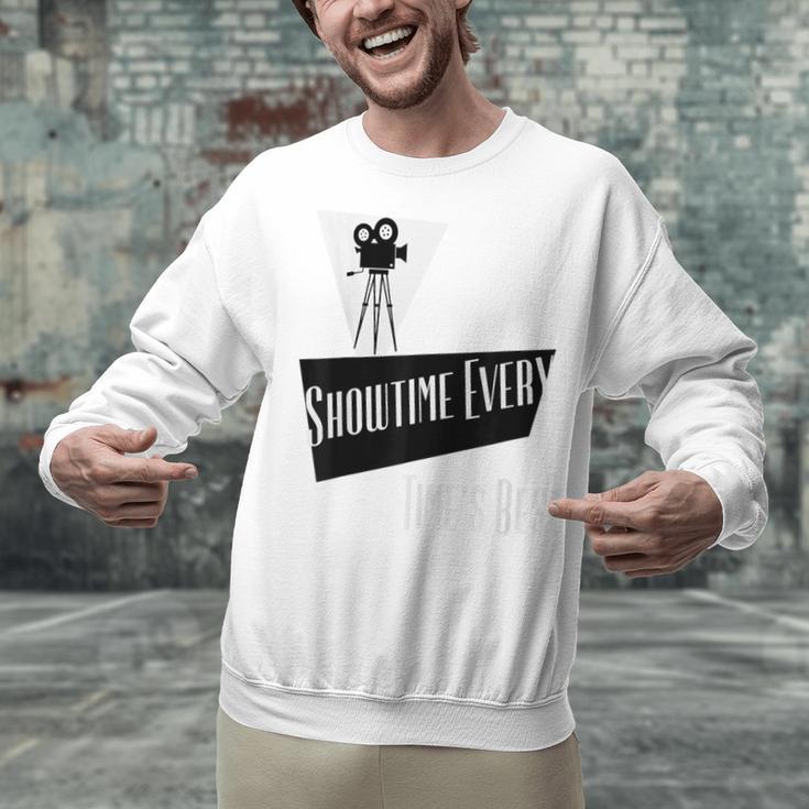 Showtime Every Moment Cinema Nostalgia Film Buff Humor Unisex Sweatshirt
