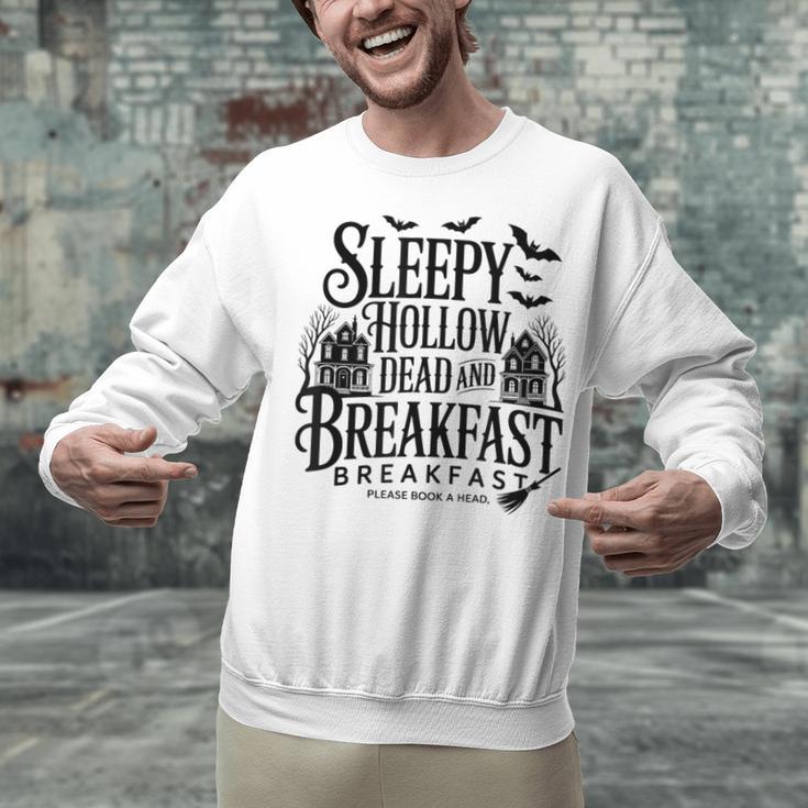 Sleepy Hollow Dead And Breakfast Please Book Ahead Unisex Sweatshirt
