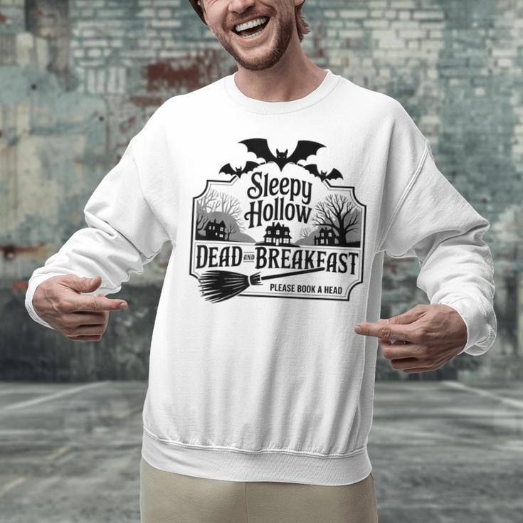 Sleepy Hollow Dead And Breakfast Please Book A Head Unisex Sweatshirt Sleepy Hollow Dead And Breakfast Please Book A Head Unisex Sweatshirt