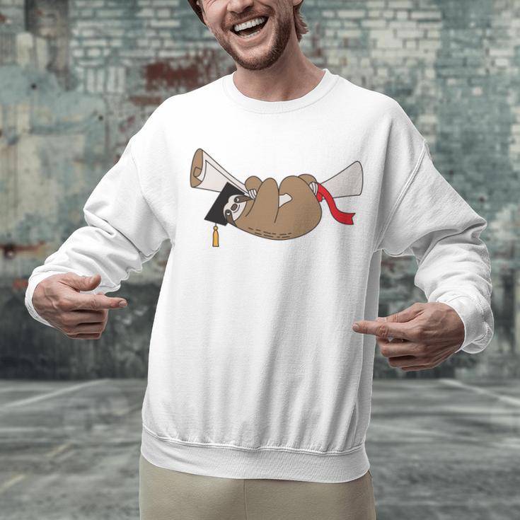 Sloth Graduation Shirt I Did It Diploma Grad Unisex Sweatshirt