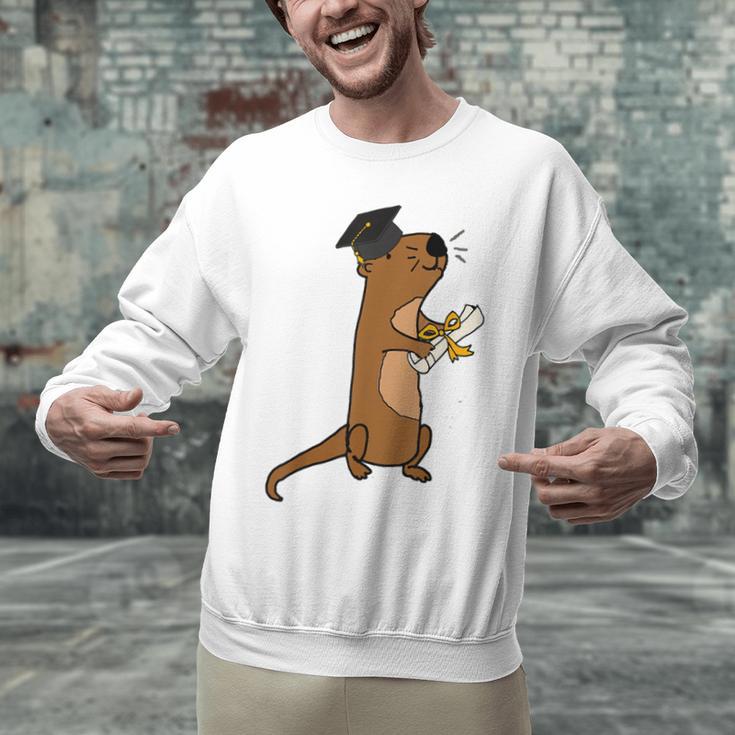 SmileteesGrad Cute Sea Otter Graduation T-Shirt Unisex Sweatshirt
