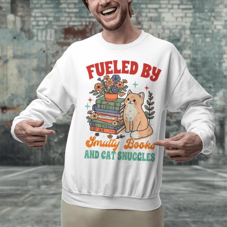 Smut Reader Cat Lover Fueled By Smutty Books & Cat Snuggles For Men Women Unisex Sweatshirt Smut Reader Cat Lover Fueled By Smutty Books & Cat Snuggles For Men Women Unisex Sweatshirt