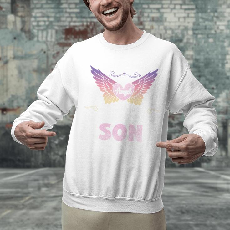 Son Angel In My Memory Cute Family Remembrance Match Unisex Sweatshirt
