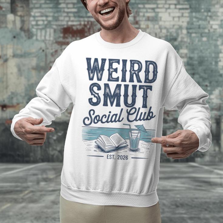 Spicy Romance Book Reader Fan Weird Smut Social Club Premium Tri-Blend Unisex Sweatshirt Spicy Romance Book Reader Fan Weird Smut Social Club Premium Tri-Blend Unisex Sweatshirt