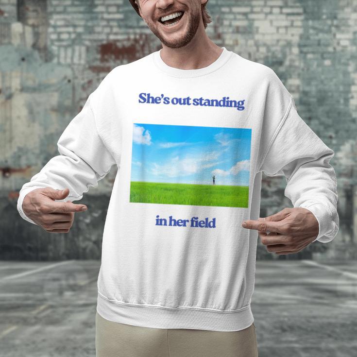 Out Standing In Her Field Graduation Tee Unisex Sweatshirt