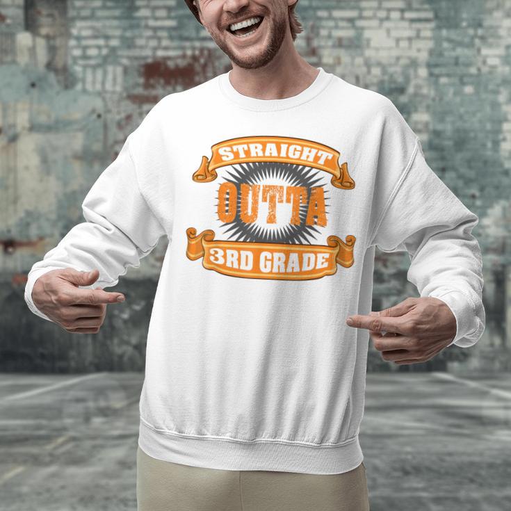 Straight Outta 3rd GradeShirt Third Graduation Boys Girls Unisex Sweatshirt