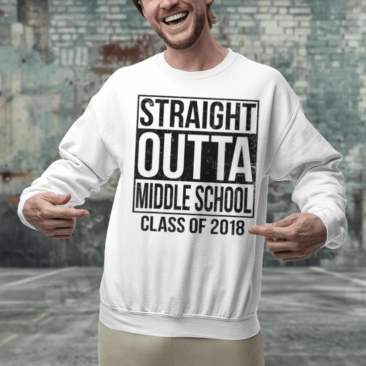 Straight Outta Middle School Graduation Unisex Sweatshirt