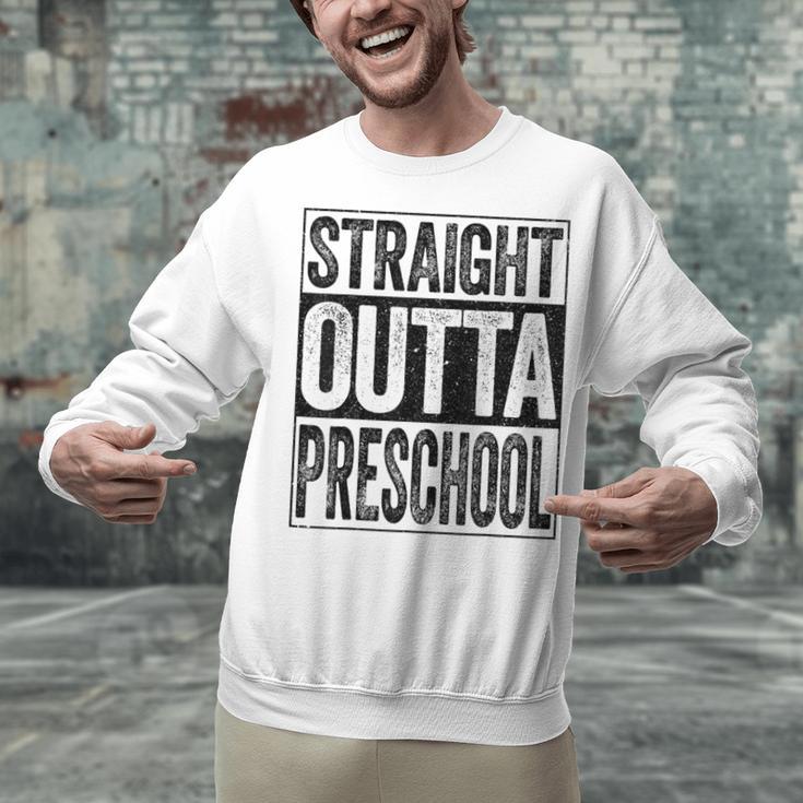 Straight Outta Preschool Shirt Boy Girl Graduation Unisex Sweatshirt
