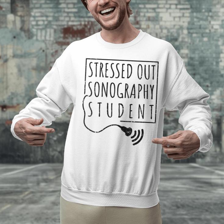 Stressed Sonography Student Ultrasound Tech Graduation Unisex Sweatshirt