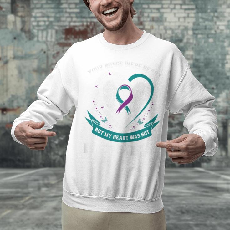 Suicide Awareness In Memory Of My Nephew Back Print Graphic Unisex Sweatshirt Suicide Awareness In Memory Of My Nephew Back Print Graphic Unisex Sweatshirt