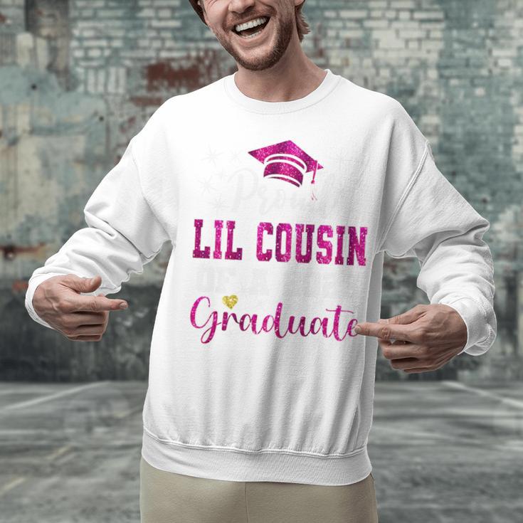 Super Proud Little Cousin Of 2025 Graduate Graduation Family Premium Tri-Blend Unisex Sweatshirt