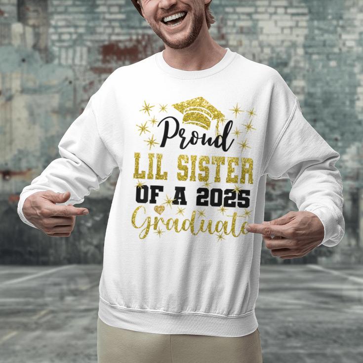 Super Proud Little Sister Of 2025 Graduate Graduation Family Unisex Sweatshirt