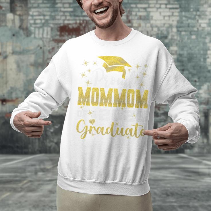 Super Proud Mommom Of 2025 Graduate Senior Graduation Family Premium Unisex Sweatshirt