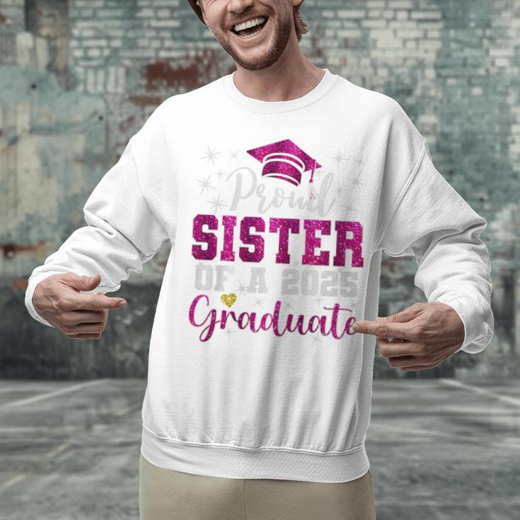 Super Proud Sister Of 2025 Graduate Senior Graduation Family Premium Tri-Blend Unisex Sweatshirt
