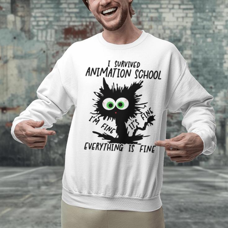 I Survived Animation School Graduation 2026 Unisex Sweatshirt