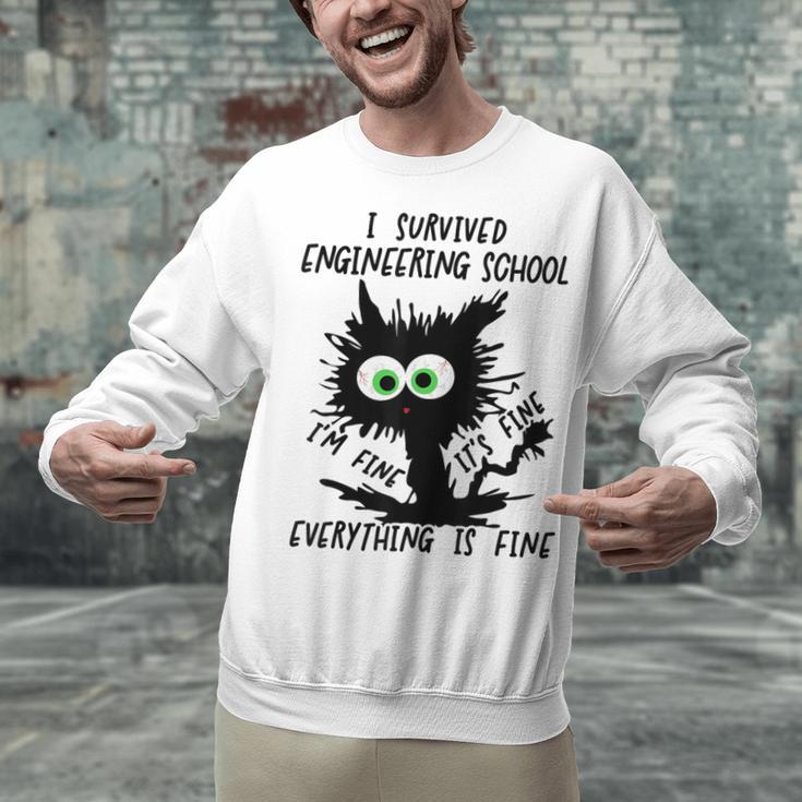 I Survived Engineering School Graduation 2026 Unisex Sweatshirt