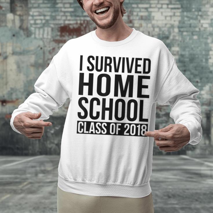 I Survived Home School Class Of 2018 Graduation Unisex Sweatshirt