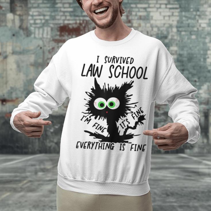 I Survived Law School Graduation 2025 2026 Unisex Sweatshirt