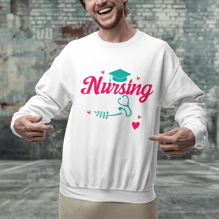 I Survived Nursing School Class Of 2026 Nurse Graduation Unisex Sweatshirt