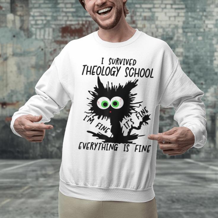 I Survived Theology School Graduation 2025 Unisex Sweatshirt