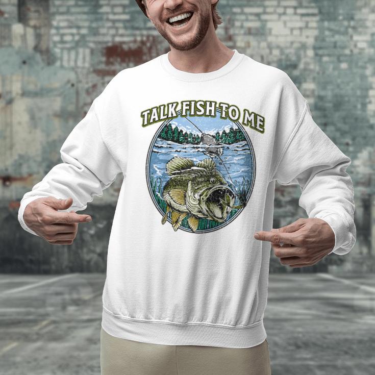 Talk Fish To Me Introvert Fishing Antisocial Fisherman Raglan Baseball Tee Unisex Sweatshirt Talk Fish To Me Introvert Fishing Antisocial Fisherman Raglan Baseball Tee Unisex Sweatshirt