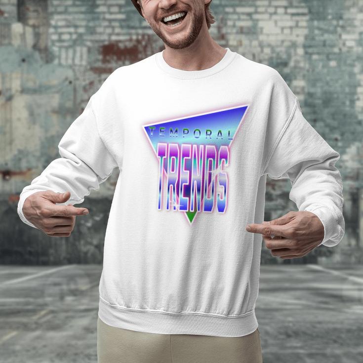 Temporal Trends Vaporwave Style Retro Nostalgia Look Premium Tri-Blend Unisex Sweatshirt Temporal Trends Vaporwave Style Retro Nostalgia Look Premium Tri-Blend Unisex Sweatshirt