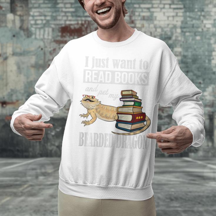 Tiny Dinosaur Read Books & Pet My Bearded Dragon Lover Premium Tri-Blend Unisex Sweatshirt Tiny Dinosaur Read Books & Pet My Bearded Dragon Lover Premium Tri-Blend Unisex Sweatshirt