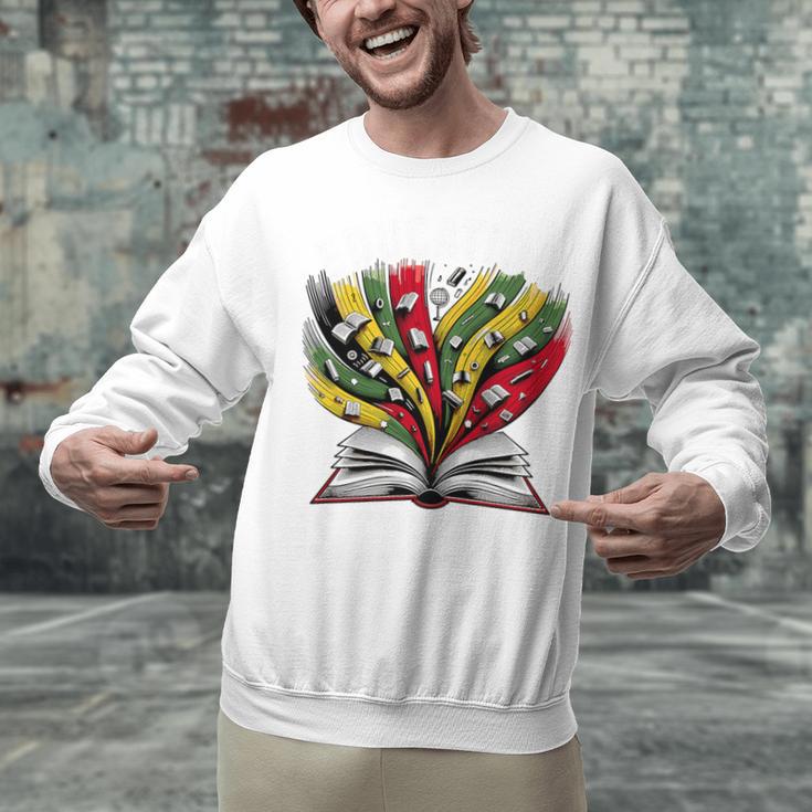 History Education Is Freedom Books Black History Premium Tri-Blend Unisex Sweatshirt History Education Is Freedom Books Black History Premium Tri-Blend Unisex Sweatshirt